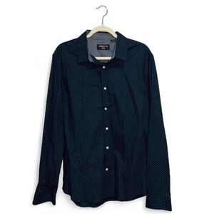 Claiborne | Shirts | Claiborne Mens Button Up Dress Shirt Green Black  Striped Size Xxl | Poshmark